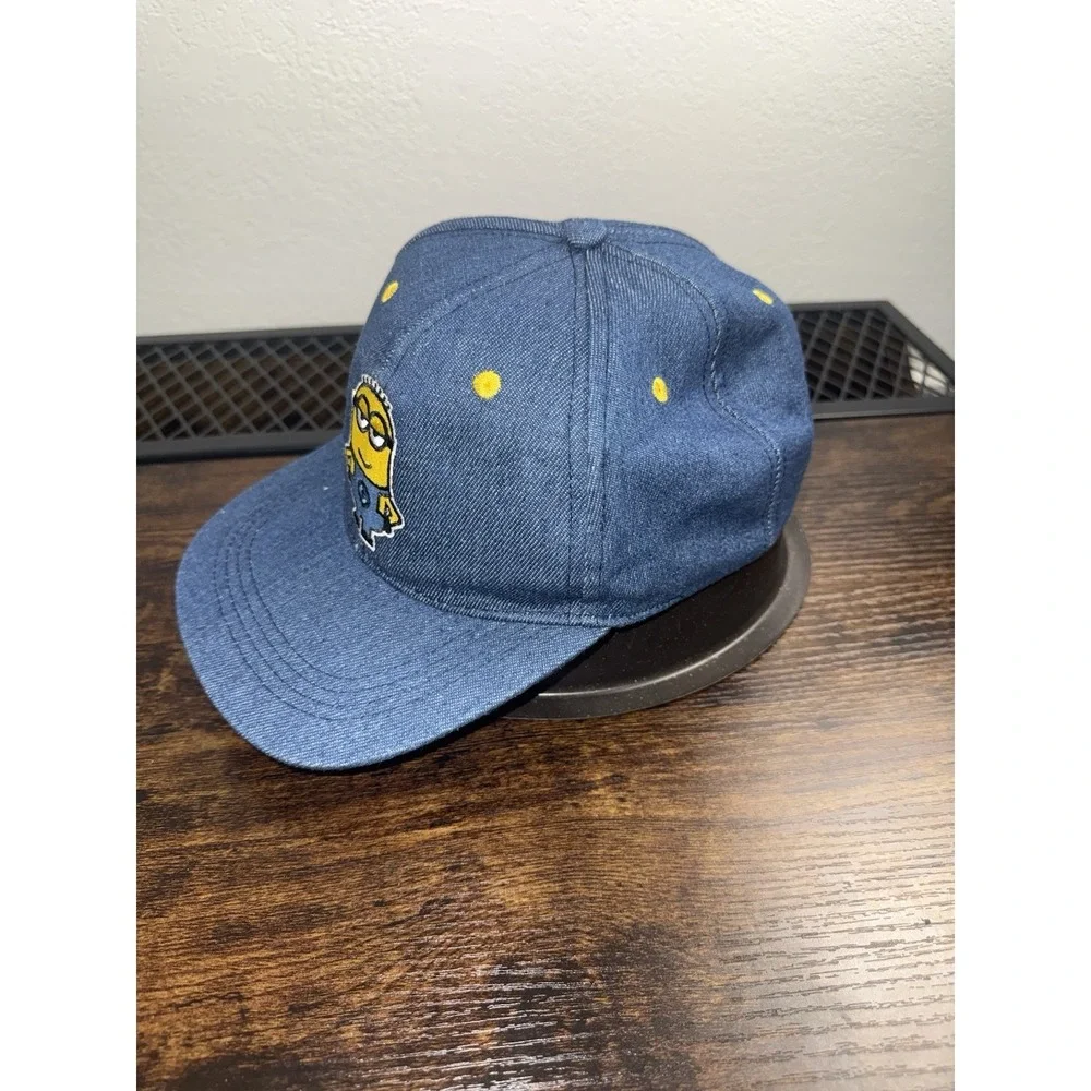 Minions Snapback Hat Cap Denim Blue Adjustable Illumination‎ Universal OSFA